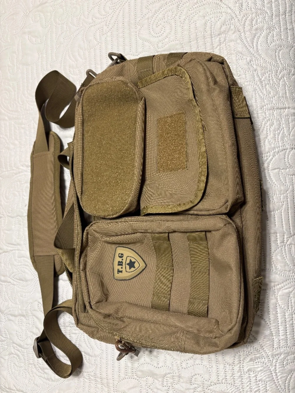 Tactical Baby Gear Deuce Tactical Diaper Bag in Coyote Brown